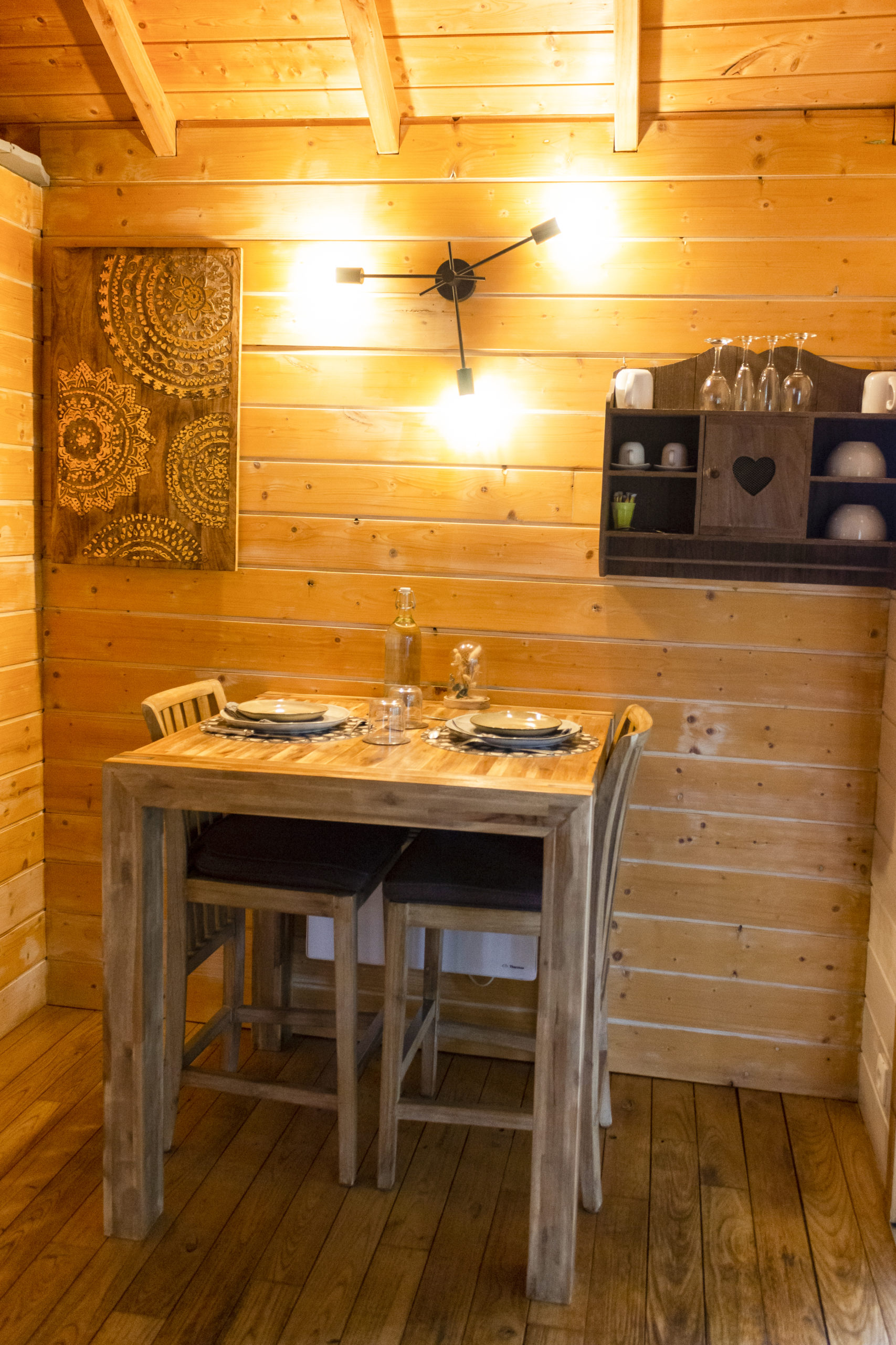 cabane confort salon